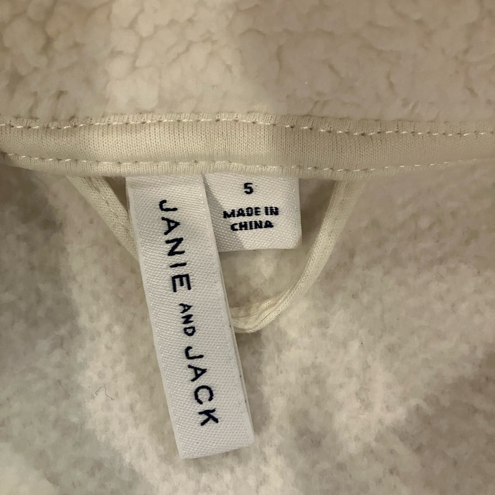 Janie and Jack Preppy Sherpa Half Snap Pullover - Picture 5 of 6